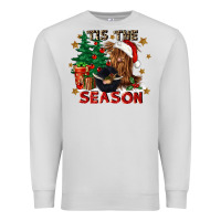Dove Grey tis the season Premium Sweatshirt - CowGirlArtShop