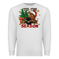 Oatmeal Heather tis the season Premium Sweatshirt - CowGirlArtShop