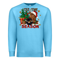 Ocean Blue tis the season Premium Sweatshirt - CowGirlArtShop