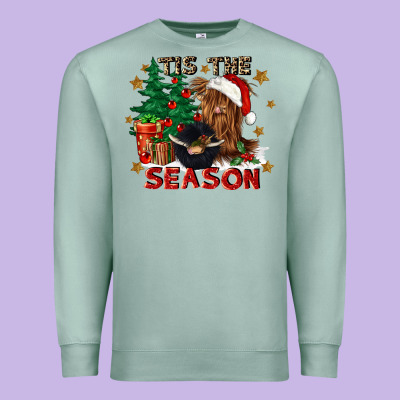 Tis The Season Premium Sweatshirt Designed By Cowgirlartshop