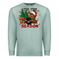 Seafoam tis the season Premium Sweatshirt - CowGirlArtShop