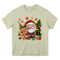 Mossy santa and reindeer Heavy Core Tee - AdoDesignShop