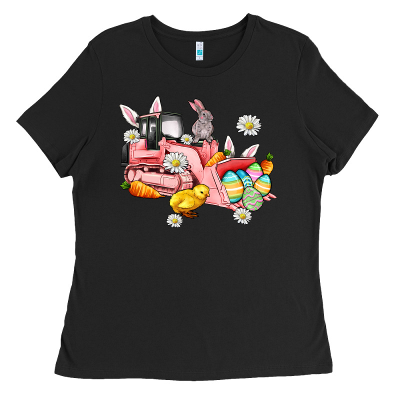 Easter Excavator Ladies Tee by AdoDesignShop | Teevron