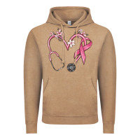 Vintage Coffee stethoscope nurse medical breast cancer awareness Vintage Hoodie - MaliasSmallBusiness