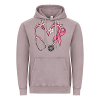Vintage Zinc stethoscope nurse medical breast cancer awareness Vintage Hoodie - MaliasSmallBusiness