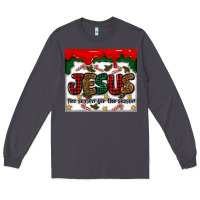 Smoke jesus the reason for the season Long Sleeve Tee - MaliasSmallBusiness