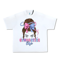 White gymnastics life Urban Heavy Tee - MaliasSmallBusiness