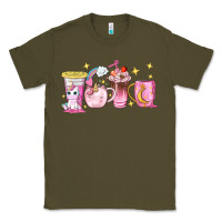 Army Green unicorn coffee cups Classic Tee - NancyCooperArtShop