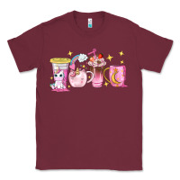 Burgundy unicorn coffee cups Classic Tee - NancyCooperArtShop
