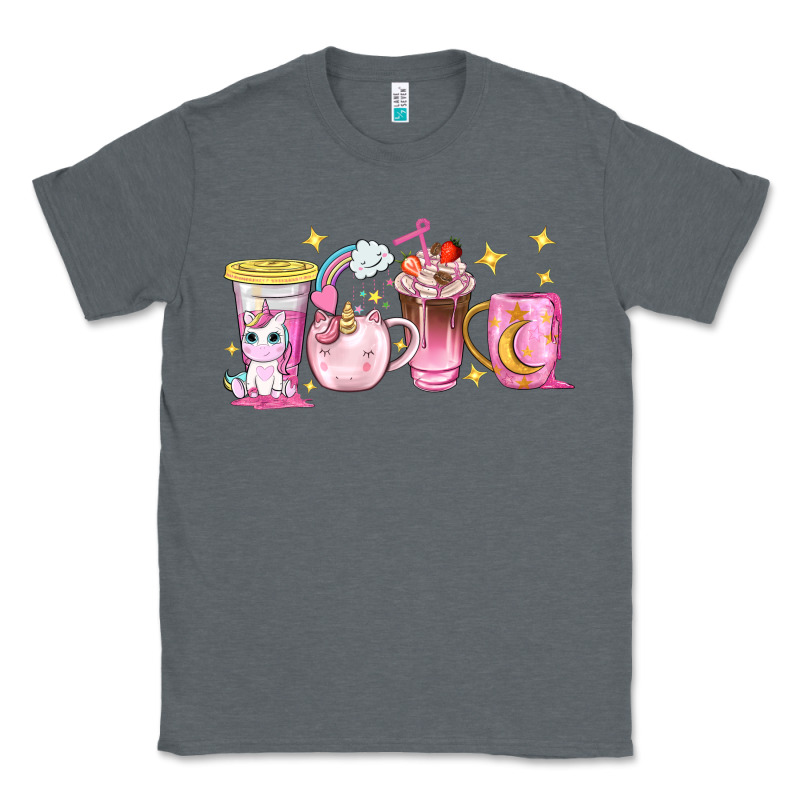 Unicorn Coffee Cups Classic Tee by NancyCooperArtShop | Teevron