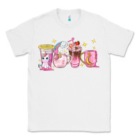 White unicorn coffee cups Classic Tee - NancyCooperArtShop