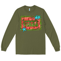 Army Green summer vibes watermelon Long Sleeve Tee - JahusDesignShop