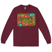Burgundy summer vibes watermelon Long Sleeve Tee - JahusDesignShop
