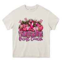 Cream tackle breast cancer with pumpkin Heavy Core Tee - AdoDesignShop