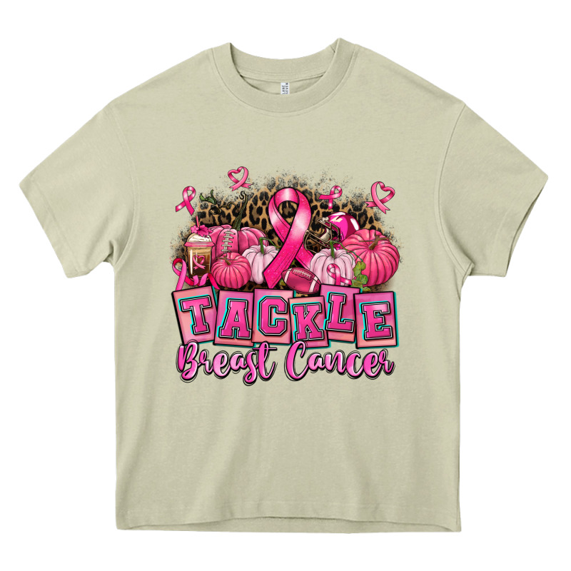 Tackle Breast Cancer With Pumpkin Heavy Core Tee by AdoDesignShop | Teevron