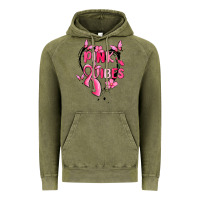 Vintage Olive pink vibes Vintage Hoodie - MaliasSmallBusiness