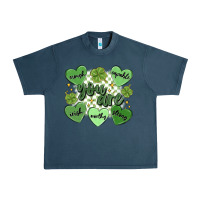 Midnight Navy st. patrick's day positive affirmations Urban Heavy Tee - MaliasSmallBusiness