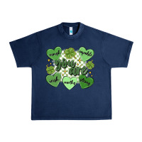 Navy st. patrick's day positive affirmations Urban Heavy Tee - MaliasSmallBusiness