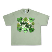Oil Green st. patrick's day positive affirmations Urban Heavy Tee - MaliasSmallBusiness
