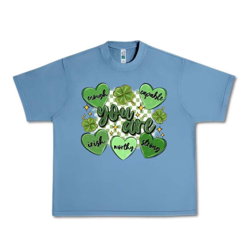 St. Patrick's Day Positive Affirmations Urban Heavy Tee by MaliasSmallBusiness | Teevron