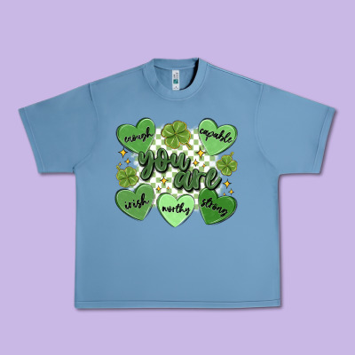 St. Patrick's Day Positive Affirmations Urban Heavy Tee Designed By Maliassmallbusiness