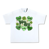 White st. patrick's day positive affirmations Urban Heavy Tee - MaliasSmallBusiness