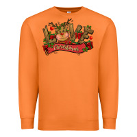 Carrot love christmas reindeer Premium Sweatshirt - CowGirlArtShop