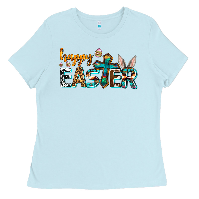 Western Happy Easter Ladies Tee by AdoDesignShop | Teevron