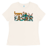 Bone western happy easter Ladies Tee - AdoDesignShop