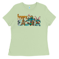 Matcha western happy easter Ladies Tee - AdoDesignShop
