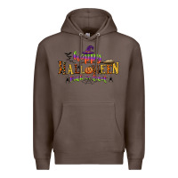 Coffee happy halloween trick or treat Premium Hoodie - CowGirlArtShop