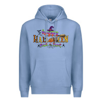 Colony Blue happy halloween trick or treat Premium Hoodie - CowGirlArtShop