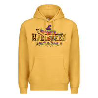 Mustard happy halloween trick or treat Premium Hoodie - CowGirlArtShop
