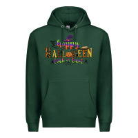 Sports Green happy halloween trick or treat Premium Hoodie - CowGirlArtShop