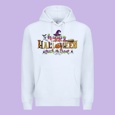 Happy Halloween Trick Or Treat Premium Hoodie Designed By Cowgirlartshop