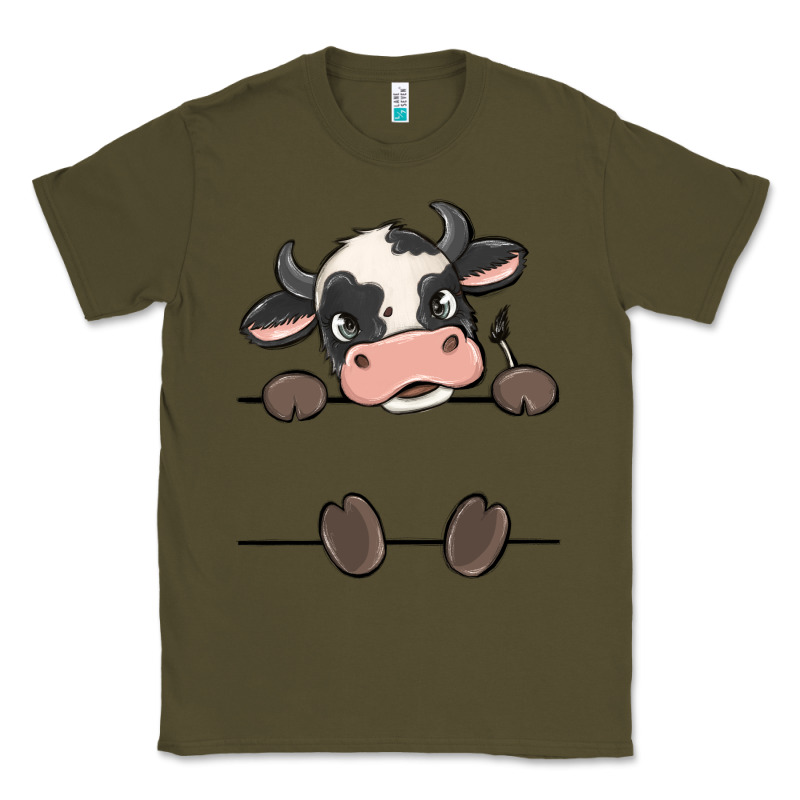 Custom Cow Classic Tee by MaliasSmallBusiness | Teevron