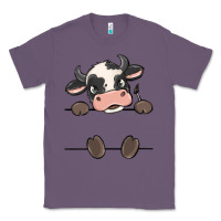 Lavender custom cow Classic Tee - MaliasSmallBusiness