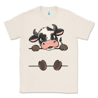 Natural custom cow Classic Tee - MaliasSmallBusiness