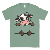 Sage custom cow Classic Tee - MaliasSmallBusiness