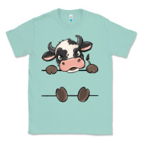Seafoam custom cow Classic Tee - MaliasSmallBusiness