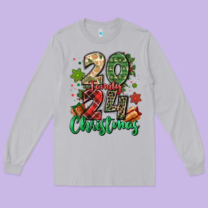 2024 Family Christmas Long Sleeve Tee Designed By Maliassmallbusiness
