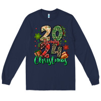 Navy 2024 family christmas Long Sleeve Tee - MaliasSmallBusiness