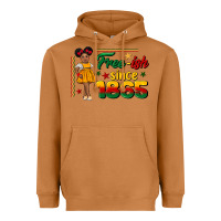 Meerkat free ish since 1865 black girl peekaboo juneteenth Heavyweight Hoodie - CowGirlArtShop