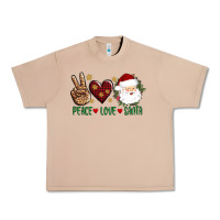 Burro peace love Santa Urban Heavy Tee - AdoDesignShop
