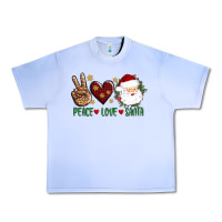 Grape Ice peace love Santa Urban Heavy Tee - AdoDesignShop