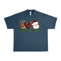 Peace Love Santa Urban Heavy Tee | Teevron
