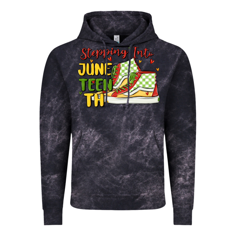 Stepping Into Juneteenth Vintage Hoodie by MaliasSmallBusiness | Teevron