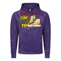 Cloud Purple stepping into juneteenth Vintage Hoodie - MaliasSmallBusiness