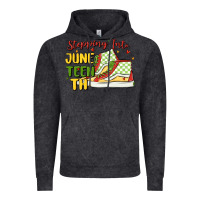 Vintage Black stepping into juneteenth Vintage Hoodie - MaliasSmallBusiness