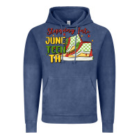 Vintage Denim stepping into juneteenth Vintage Hoodie - MaliasSmallBusiness